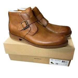 ugg willmington chestnut leather boots size 13 new in box